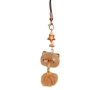 SkyPOOU Entzückender Katzen-Cartoon-Handyanhänger, modischer Handy-Anhänger, geeignet für Studenten und jugendliche Frauen. Farbe: