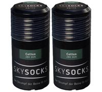 Skysocks Cott Black 36/37 x2 2x2 St