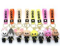 SKZOO - Rubber Keyring (Wolf Chan (Bang Chan))