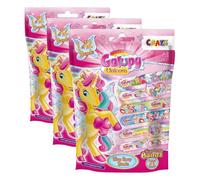 Slap Snap Bands Armbänder Galupy Unicorn - Schnapparmband Kinder mit Einhorn-Motiv, Klatscharmband Kinder (Packung mit 3)