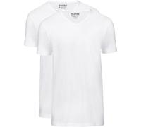 Slater 2er-Pack Basic Fit T-shirt V-Ausschnitt Weiß - Größe S Weiß S