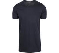 Slater 2er-Pack T-Shirt Basic Extra Lang V-Ausschnitt Marine - Größe M Dunkelblau M