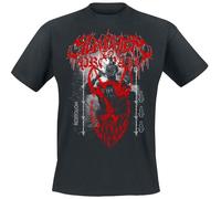 Slaughter To Prevail Red Mask Kostolom T-Shirt schwarz in 5XL