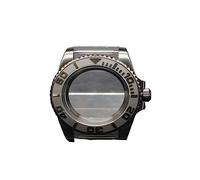 SLAVIK 40-mm-Gehäuse Herrenuhrenteile Edelstahl Saphirglas Daytona Yacht-Master Kompatibel mit Nh35 Nh36 ETA 2824 Miyota 8215 Uhrwerk (Color : Black 4, Size : Miyota 8215 Movement)