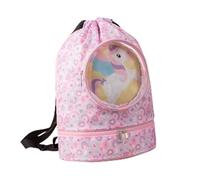 SLAXJNE 1 Stück Nass- Und Trockentrennbeutel, Süße Tasche Für Mädchen, Mädchenrucksack, Turnbeutel, wasserdichte Tasche, Kindertasche, Ballettrucksack