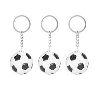 SLAXJNE 3 Stück Fußball-Schlüsselanhänger, Fußball-Anhänger, Jungen-Fußball-Schlüsselanhänger, Sport-Fußball-Schlüsselanhänger, Fußball-Anhänger