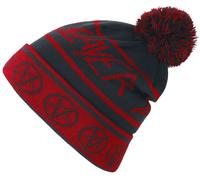 Slayer Beanie Mütze schwarz rot