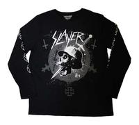 Slayer Dagger Skull Long Sleeve T Shirt L