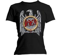Slayer Damen T-Shirt Silver Eagle schwarz