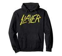 Slayer - Distressed Yellow Logo Pullover Hoodie