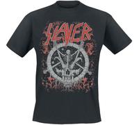 Slayer Divine Skeleton Männer T-Shirt schwarz L 100% Baumwolle Band-Merch, Bands, Nachhaltigkeit