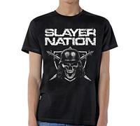 Slayer - - Herren Nation T-Shirt, Large, Black