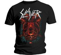 Slayer Herren Offering T-Shirt, Schwarz (Black Black), Large