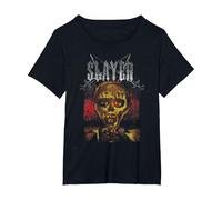 Slayer Iron Wood Seasons T-Shirt, Damen Große Größen, Schwarz, 2X