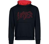 Slayer Logo Kapuzenpullover schwarz rot in 3XL