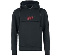 Slayer Logo Kapuzenpullover schwarz in XXL