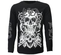 Slayer Pile Of Skulls Langarm-T-Shirt - offizielles Merchandise Größe: L Schwarz
