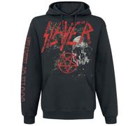 Slayer Skull Kapuzenpullover schwarz in XL