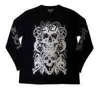Slayer Skulls Band Logo Long Sleeve T Shirt L