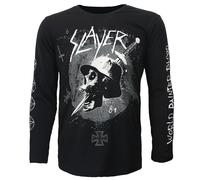 Slayer Soldier Skull Dagger Langarm-T-Shirt S Schwarz