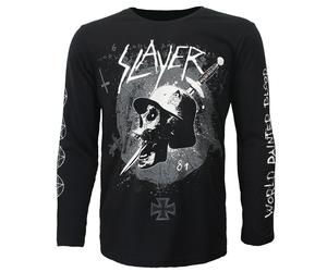 Slayer Soldier Skull Dagger Langarm-T-Shirt S Schwarz