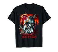 Slayer South of Heaven Skull T-Shirt, Herren, Schwarz, L