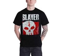 Slayer T Shirt Undisputed Attitude Skull band logo Nue Herren Schwarz Shirt