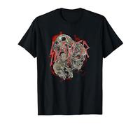 Slayer Tripple Skull T-Shirt, Herren, Schwarz, 5XL