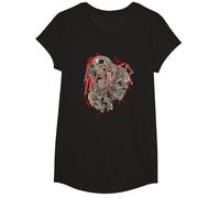 Slayer Tripple Skull T-Shirt, Mädchen, Schwarz, XS