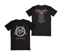 Slayer Unisex Tee: Hell Awaits Tour (Back Print) - Medium - Black