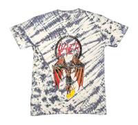 Slayer Winged Crucifix Band Logo Dye Wash T Shirt L