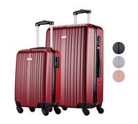 Slazenger Kofferset 2 Teilig/ 3 Teilig - Trolley Handgepack und Reisekoffer Groß - ABS Hartschalenkoffer Set - Koffer Set mit 360° Rollen und Kombinationsschloss - Rollkoffer