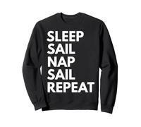 Sleep Nap Segel Repeat Lover Sailor Sweatshirt