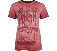 Sleep Token Even In Arcadia Frauen T-Shirt rot XL 100% Baumwolle Band-Merch, Bands