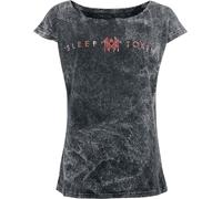 Sleep Token Moon Shadow Frauen T-Shirt schwarz/grau S 100% Baumwolle Band-Merch, Bands