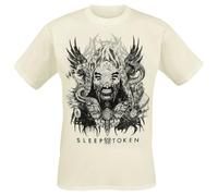 Sleep Token Vessel 1 Männer T-Shirt beige L 100% Baumwolle Band-Merch, Bands, Nachhaltigkeit