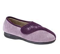 Sleepers Damen Gemma Klettverschluss Hausschuhe (3 UK/35,5 EU) (Violett/Lila)