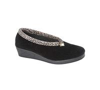 Sleepers - Damen Hausschuhe Dawn (39,5 EU) (Schwarz)
