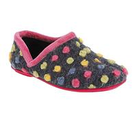 Sleepers Damen Jade Hausschuhe/Pantoffeln, gepunktet (40 EUR/7 UK) (Fuchsia/Bunt)