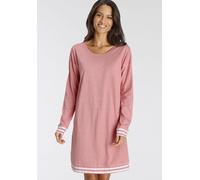Sleepshirt VIVANCE DREAMS Gr. 40/42, N-Gr, rosa (rosa meliert) Damen Kleider Nachthemden (83407000-40)