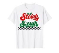 Sleigh Girl Sleigh Christmas Retro Xmas Holiday Preisgünstiges Grafik-T-Shirt