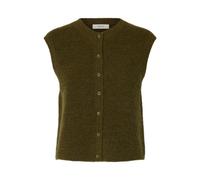 Slflulu Sl Button O-Neck Vest Noos