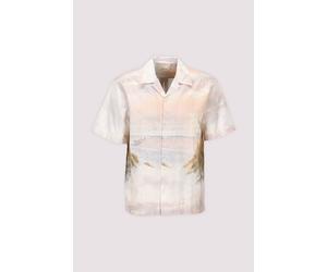 SLHREGKELSO SUNSET SS SHIRT M Dusty blue/boat
