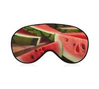 Slices of Watermelon Eye Mask, Side Sleeping Mask Light Blindfold Sleeping Mask Nose Pad and Elastic Band for Children Women and Men