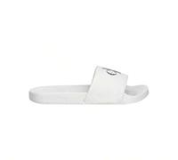 Slide Monogram Women's Flip-Flops White/Black YW0YW01967_01W