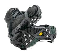 Slidefix Schuhspikes mit Edelstahl Zähne Noppen, Klampen, Eisspikes, Schuhkralle Spikes als Schneekette für den Schuh oder Stiefel in Premium 8 Spikes Anti rutsch Hilfe Wandern, Nagelschuhe Gr. 36-45.