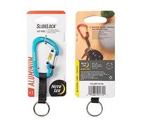 Nite Ize NI-CSLAW3-03-R6 Slide Lock Aluminum Schlüsselanhänger, Blau, einheitsgröße