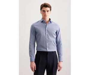 Slim Business Hemd Druck Blau 41 (01.845345-0016-41)