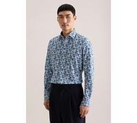 Seidensticker Herren Slim Fit Langarm Business Business-Hemd, Türkis, 45 Tall EU