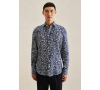 Seidensticker Herren Business-Hemd - Slim Fit - Soft - Kent-Kragen - Langarm - 100% Leinen